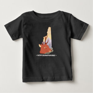 Pour Bébé T-shirt New Hampshire Baby