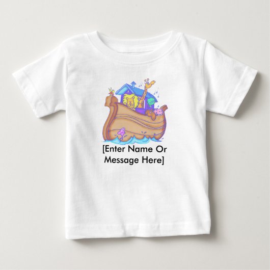 Pour Bébé T-shirt Noahs Ark (Devant)