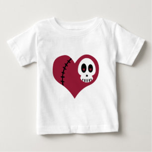 Pour Bébé T-shirt nourrisson au coeur du crâne