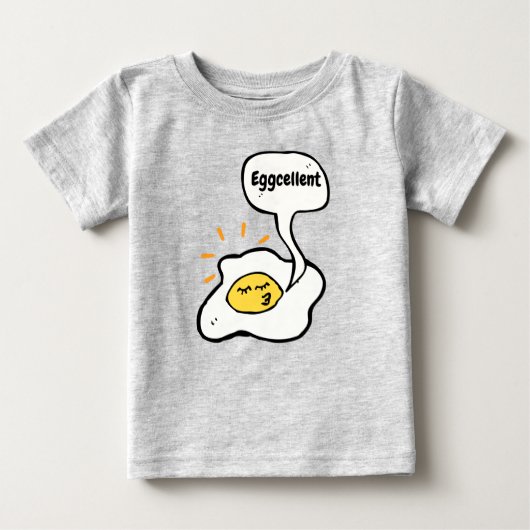 Pour Bébé T-Shirt Œufcellent Côté Soleil (Devant)