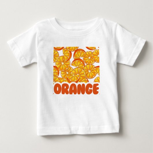 Pour Bébé T-Shirt ORANGE (Devant)