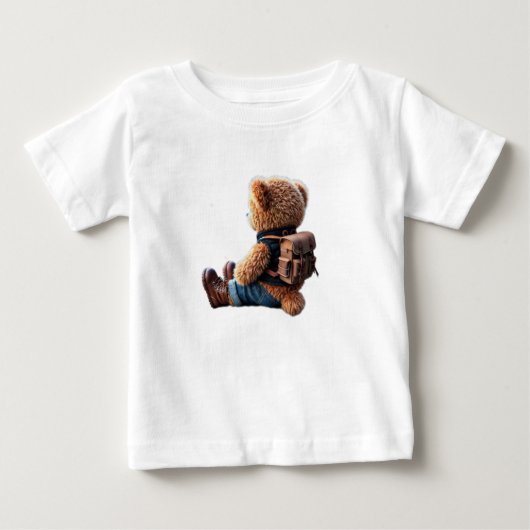 Pour Bébé T-shirt ours en peluche (Devant)