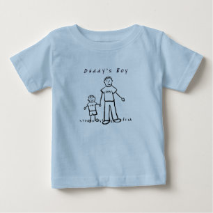 Pour Bébé T-shirt papa & moi (dessin)