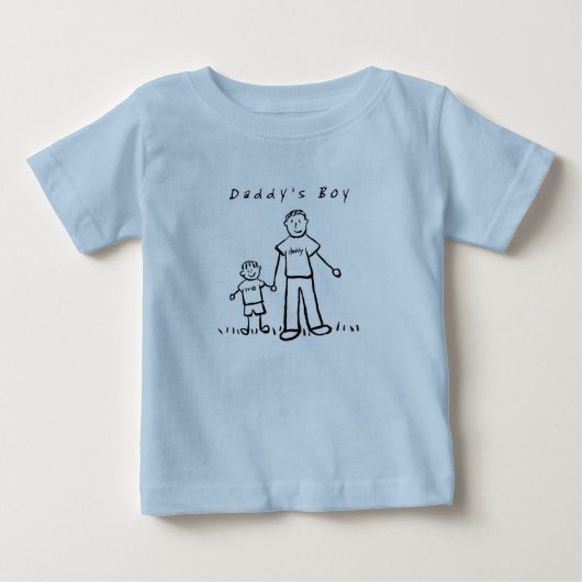 Pour Bébé T-shirt papa & moi (dessin) (Devant)