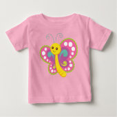 Pour Bébé T-shirt papillon mignon (Devant)