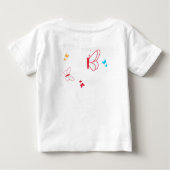 Pour Bébé T-shirt papillon multicolore (Dos)