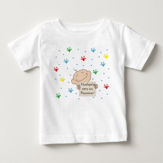 Pour Bébé T-shirt passover 3 à 24 mois Personnaliser (Devant)