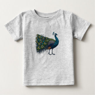 Pour Bébé T-shirt Peacock bird Baby Fine Jersey