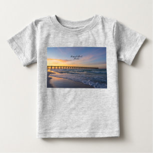 Pour Bébé T-shirt Pensacola Pier Shoreline Sunrise Toddler