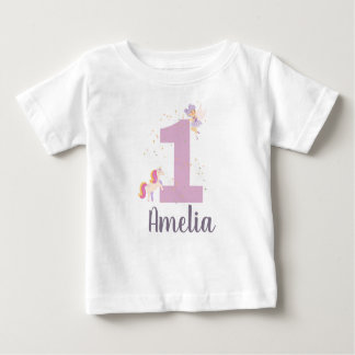 Pour Bébé T-shirt personnalisé 1er anniversaire