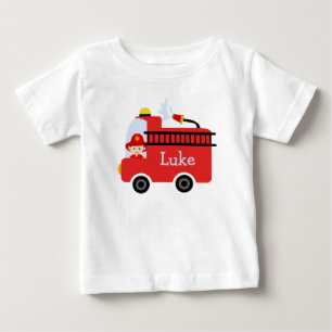 Pour Bébé T-shirt personnalisé de pompe à incendie de