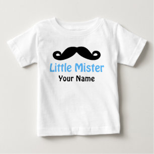 Pour Bébé T-shirt personnalisé Little Brother Mustache