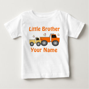 Pour Bébé T-shirt personnalisé Little Brother Truck