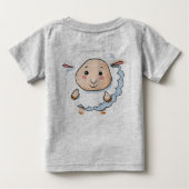 Pour Bébé T-shirt petit agneau (Dos)