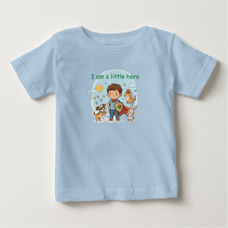 Pour Bébé T-Shirt petit héros