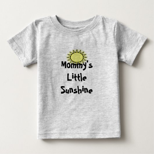 Pour Bébé T-shirt petit soleil de maman (Devant)