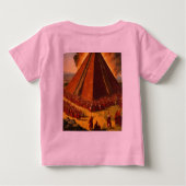 Pour Bébé T-shirt Piramide (Dos)