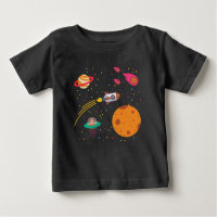 T-shirt Planètes spatiales Toddler