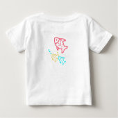 Pour Bébé T-shirt poisson multicolore (Dos)