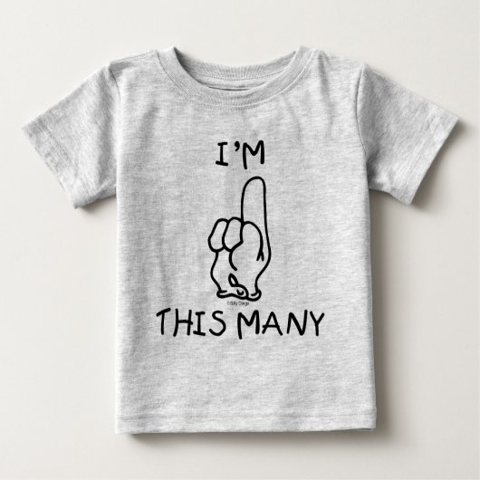 Pour Bébé T-shirt premier anniversaire (Devant)