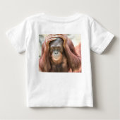 POUR BÉBÉ T-SHIRT PRIMATE D'ORANGATANG INFANTS (Dos)