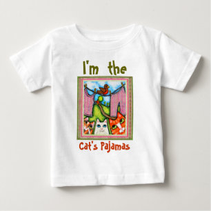 Pour Bébé T-shirt pyjama de chat