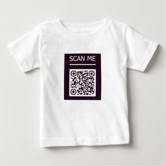 Pour Bébé T-shirt QR Code SCAN ME robot IMEGE