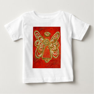 Pour Bébé T-shirt Red Angel (Image des deux côtés)