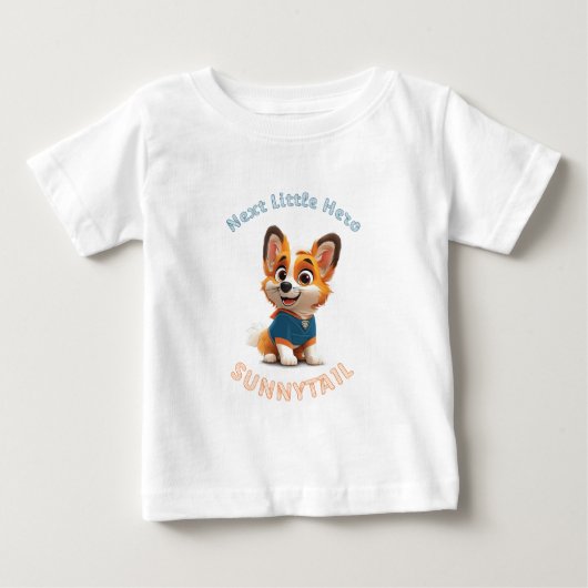 Pour Bébé T-shirt Sannytail Next Hero (Devant)