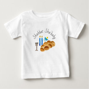 Pour Bébé T-shirt Shabbat Sha'Baby