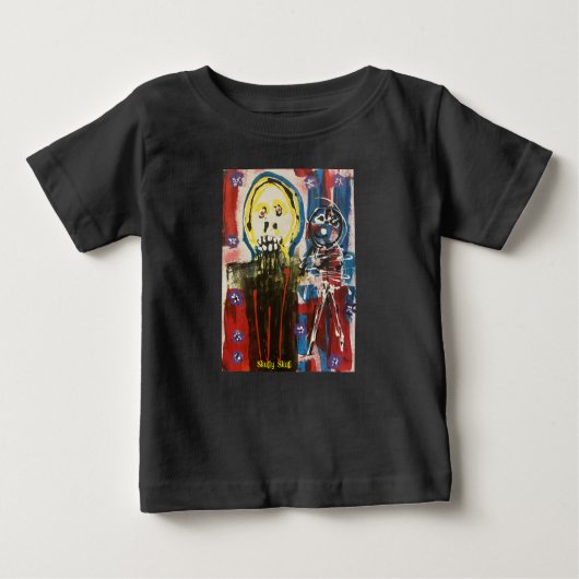 Pour Bébé T-Shirt Skully Crâne (Devant)