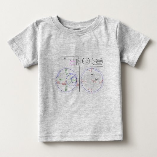 Pour Bébé T-Shirt Smith Diagramme d'explication de base (Devant)
