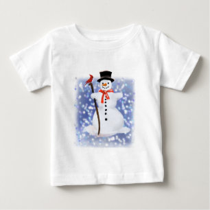 Pour Bébé T-shirt Snowman