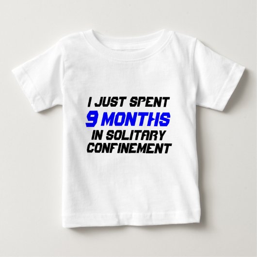 Pour Bébé T-shirt "Solitaire Confinement" (Devant)
