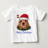 Pour Bébé T-shirt spaniel Cocker (Devant)