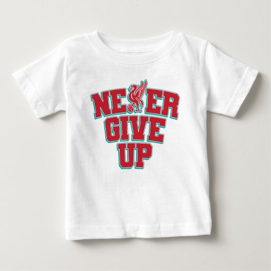Pour Bébé T-shirt spécial "Ne jamais renoncer" (Devant)