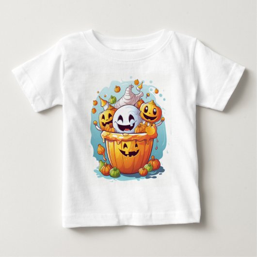 Pour Bébé T-shirt The Enchanted Pumpkin Quest (Devant)
