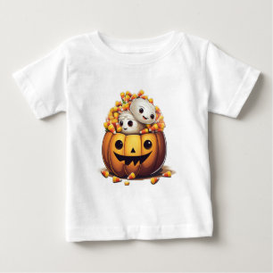 Pour Bébé T-shirt The Pumpkin Who Couldn't Stop Smiling