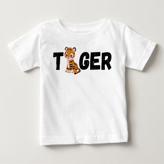 Pour Bébé T-shirt TIGER (Devant)