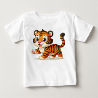 Pour Bébé T-shirt tigre mou