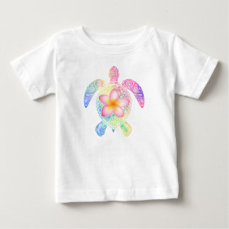 Pour Bébé T-shirt tortue de mer Hawaiian Tie Dye