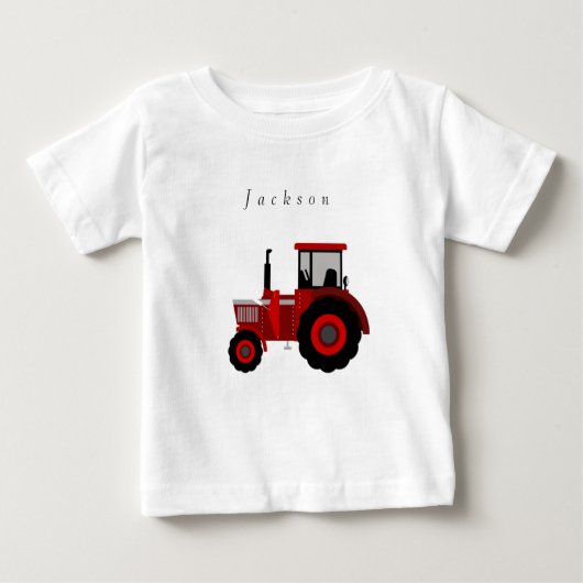 Pour Bébé T-shirt Tractor (Devant)