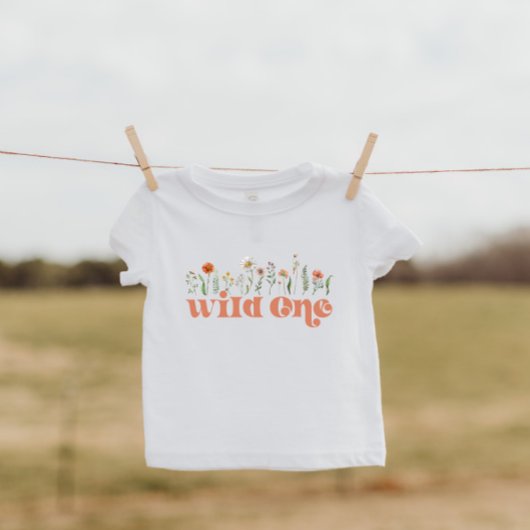 Pour Bébé T-Shirt Un Fleur sauvage Sauvage