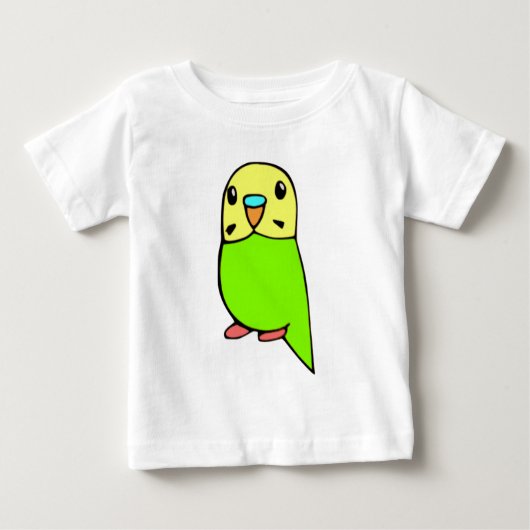 Pour Bébé T-shirt vert de perruche (Devant)