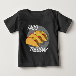Pour Bébé Taco Tuesday Design - Baby Fine Jersey T-Shirt