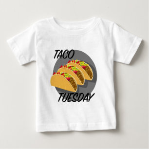 Pour Bébé Taco Tuesday Design - Baby Fine Jersey T-Shirt