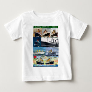 Pour Bébé titanique, britanique, olympique, soeurs T-shirt C