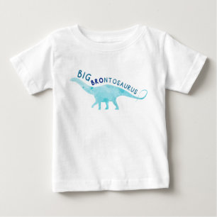 Pour Bébé Toddler Big Brontosaurus Dinosaur Frère T-shirt