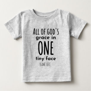 Pour Bébé Toute la grâce de Dieu dans un minuscule T-shirt b