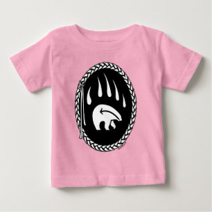 Pour Bébé Tribal Bear Art Baby T-shirt Bear Claw Toddler Tee